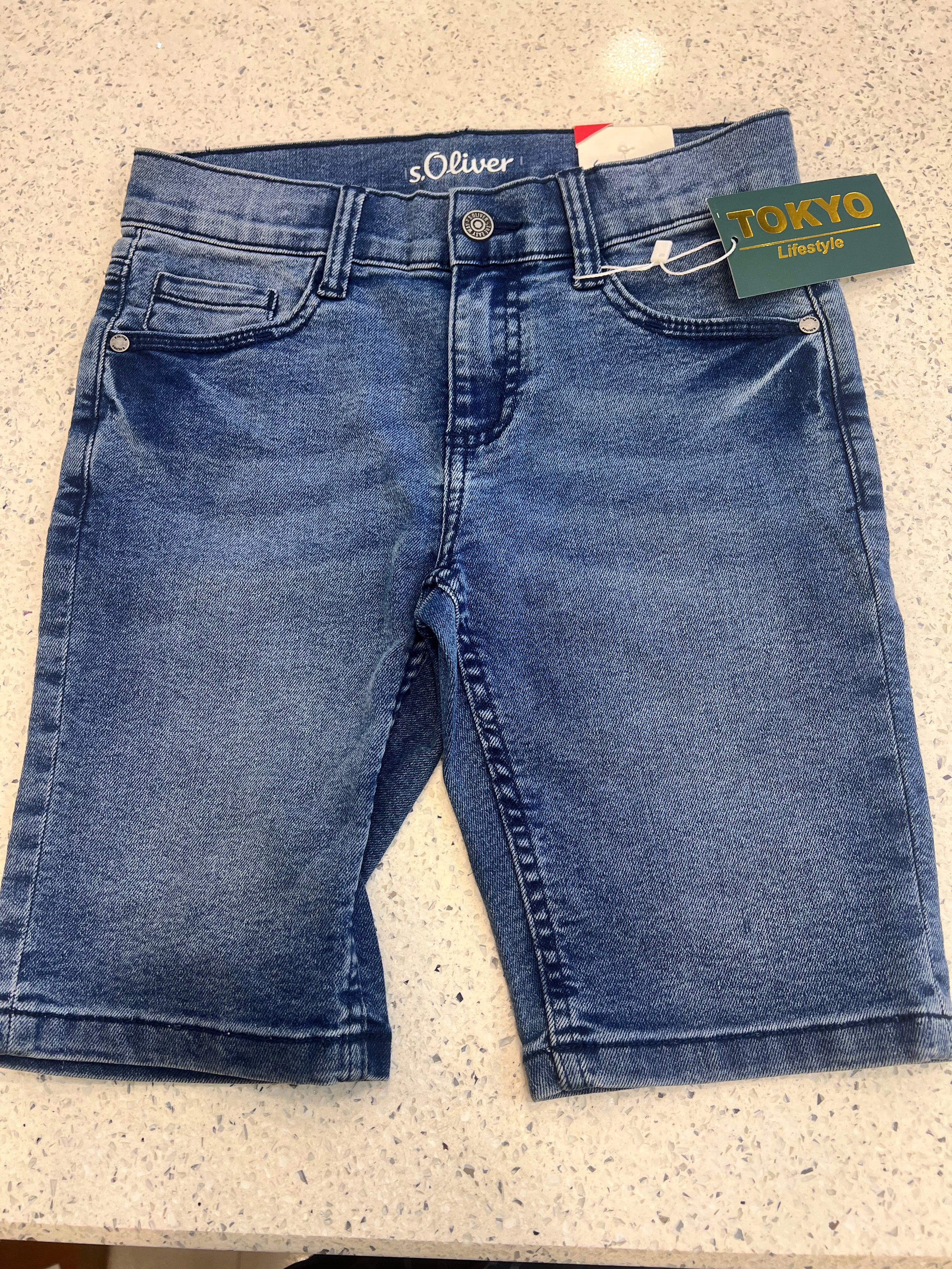Premium Boys Casual Shorts Medium Blue-C73