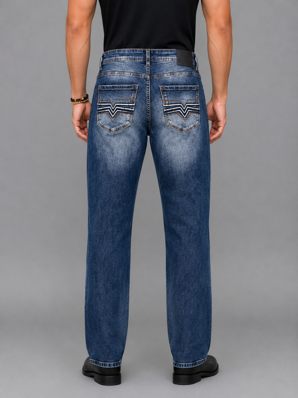 Mens Slim Fit Light Blue Stretch Denim Jeans 502