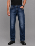 Men’s Slim Fit Dark Blue Stretch Denim Jeans 501
