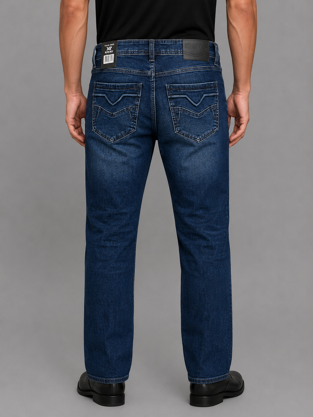 Men’s Slim Fit Dark Blue Stretch Denim Jeans 501