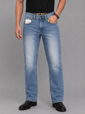 Mens Knit Denim Slim Fit Jeans – Soft Stretch Comfort light 801