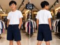 Premium Boys Casual Shorts Navy Blue-C10