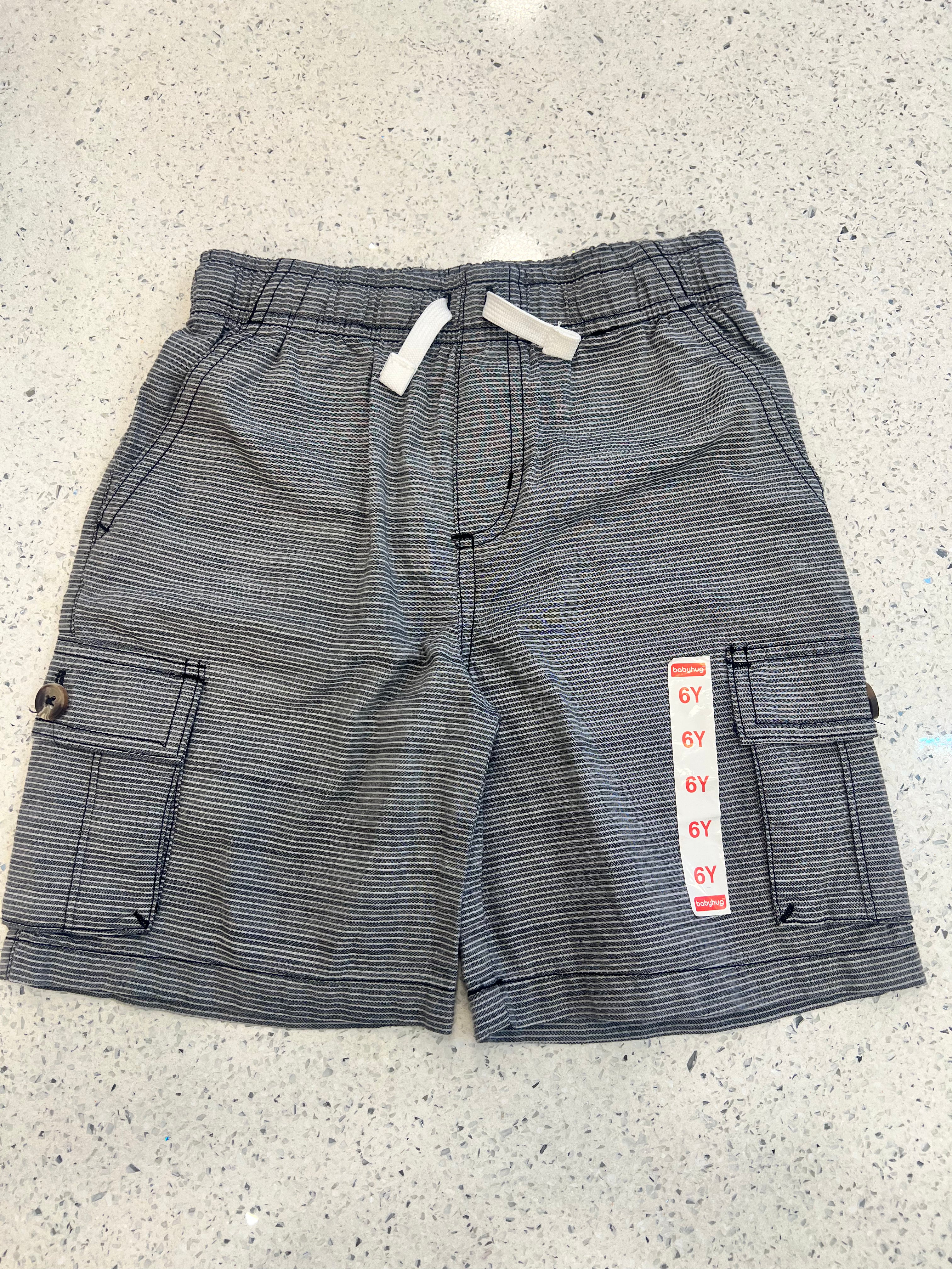 Premium Boys Casual Shorts Charcoal Grey-C427
