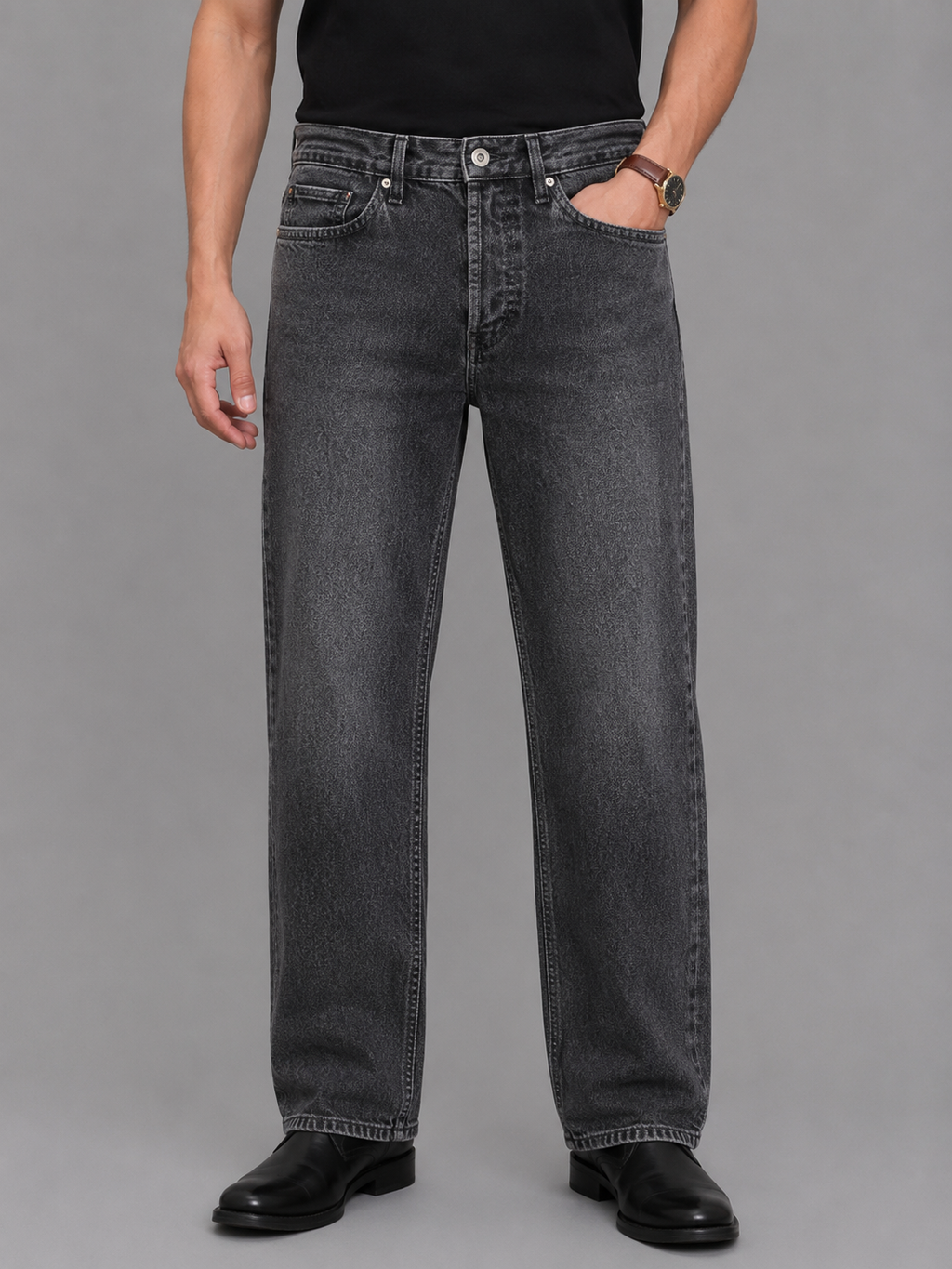 Men’s Regular Fit Denim Jeans deep Ash P01