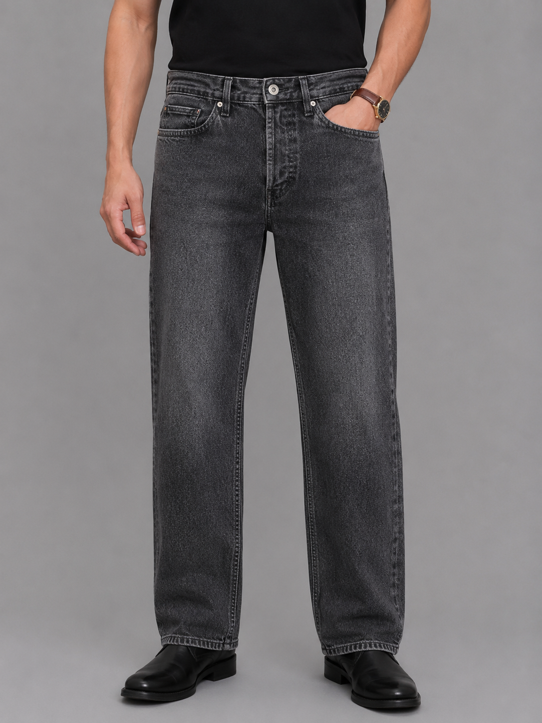 Men’s Regular Fit Denim Jeans deep Ash P01