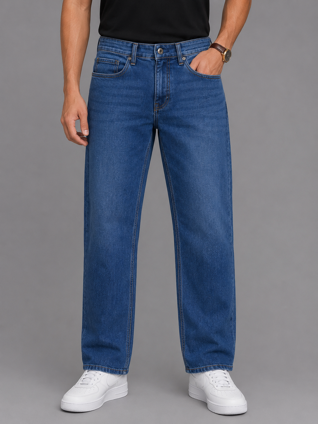 Men’s Regular Fit Denim Jeans light blue P02