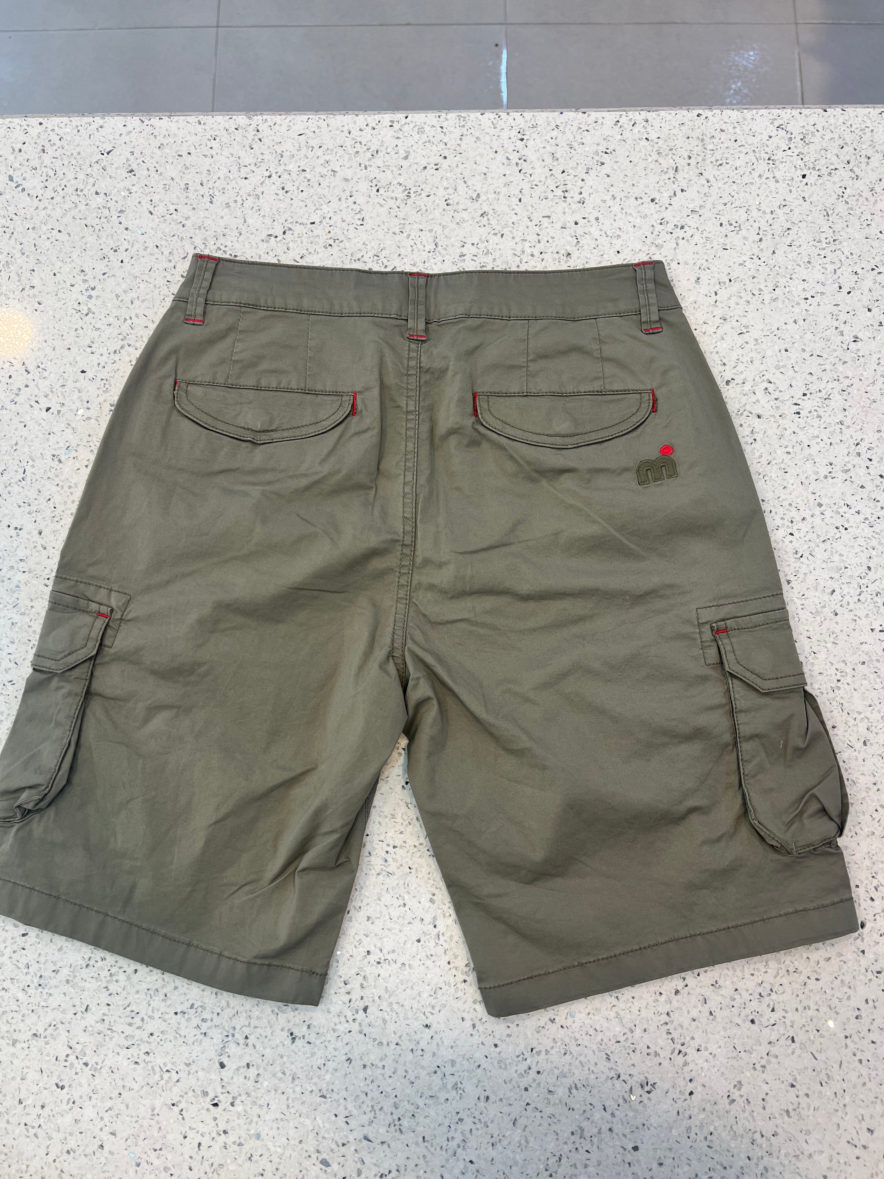 Premium Boys Casual Shorts Olive Green-C430