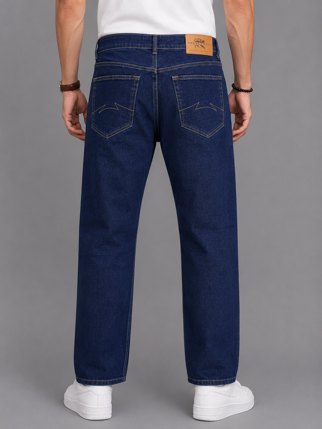 Men’s Regular Fit Denim Jeans deep blue P03