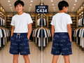 Premium Boys Casual Shorts Deep Navy Blue-C434