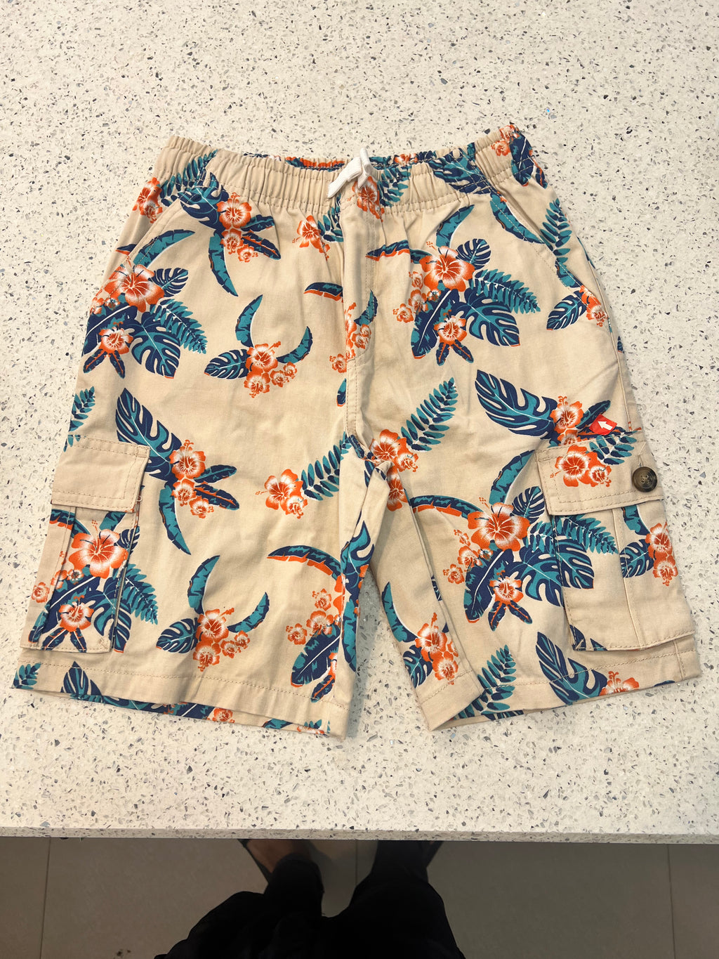 Premium Boys Casual Shorts Cream Beige-C24
