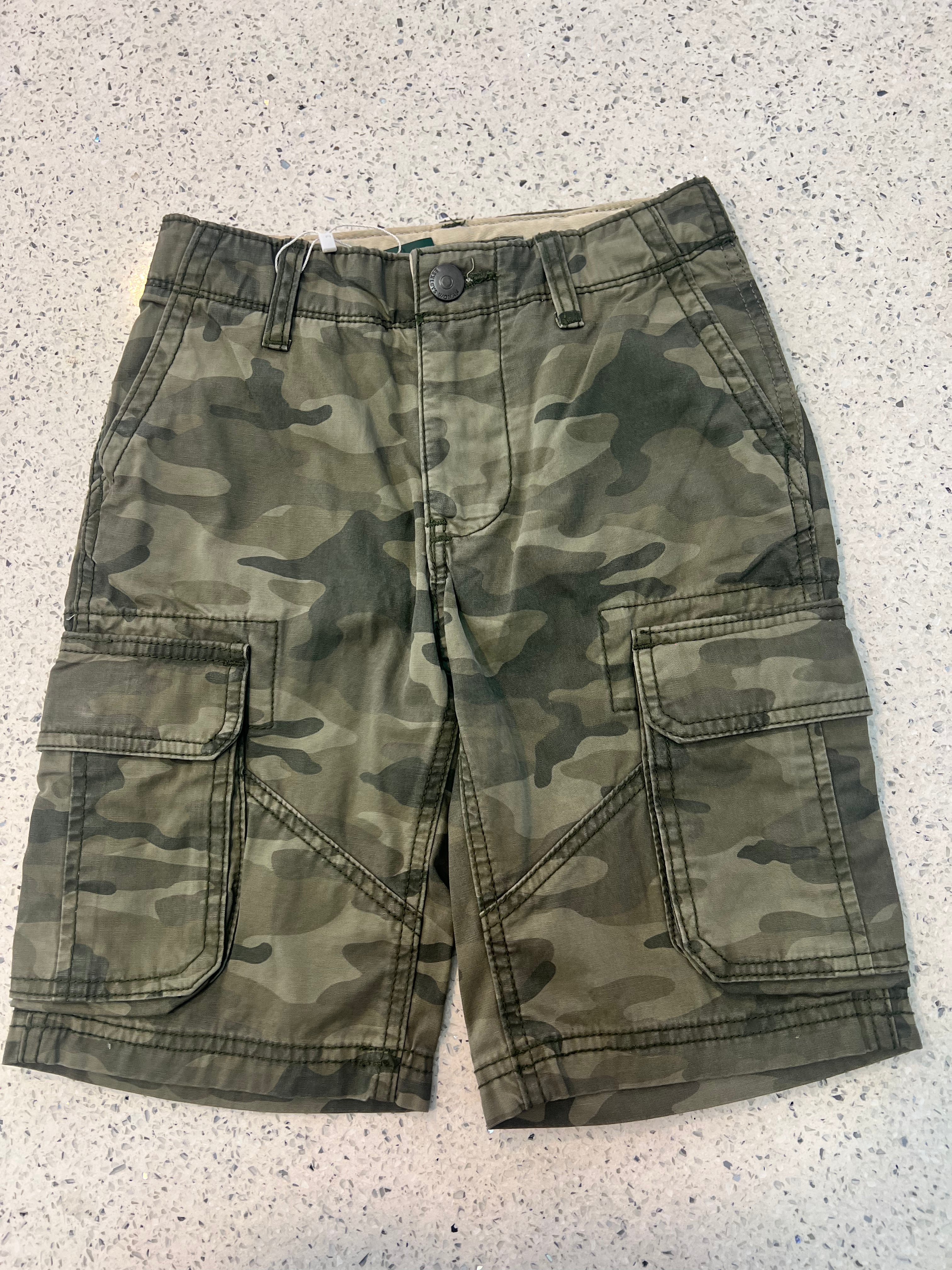 Premium Boys Casual Shorts Army Green-C435