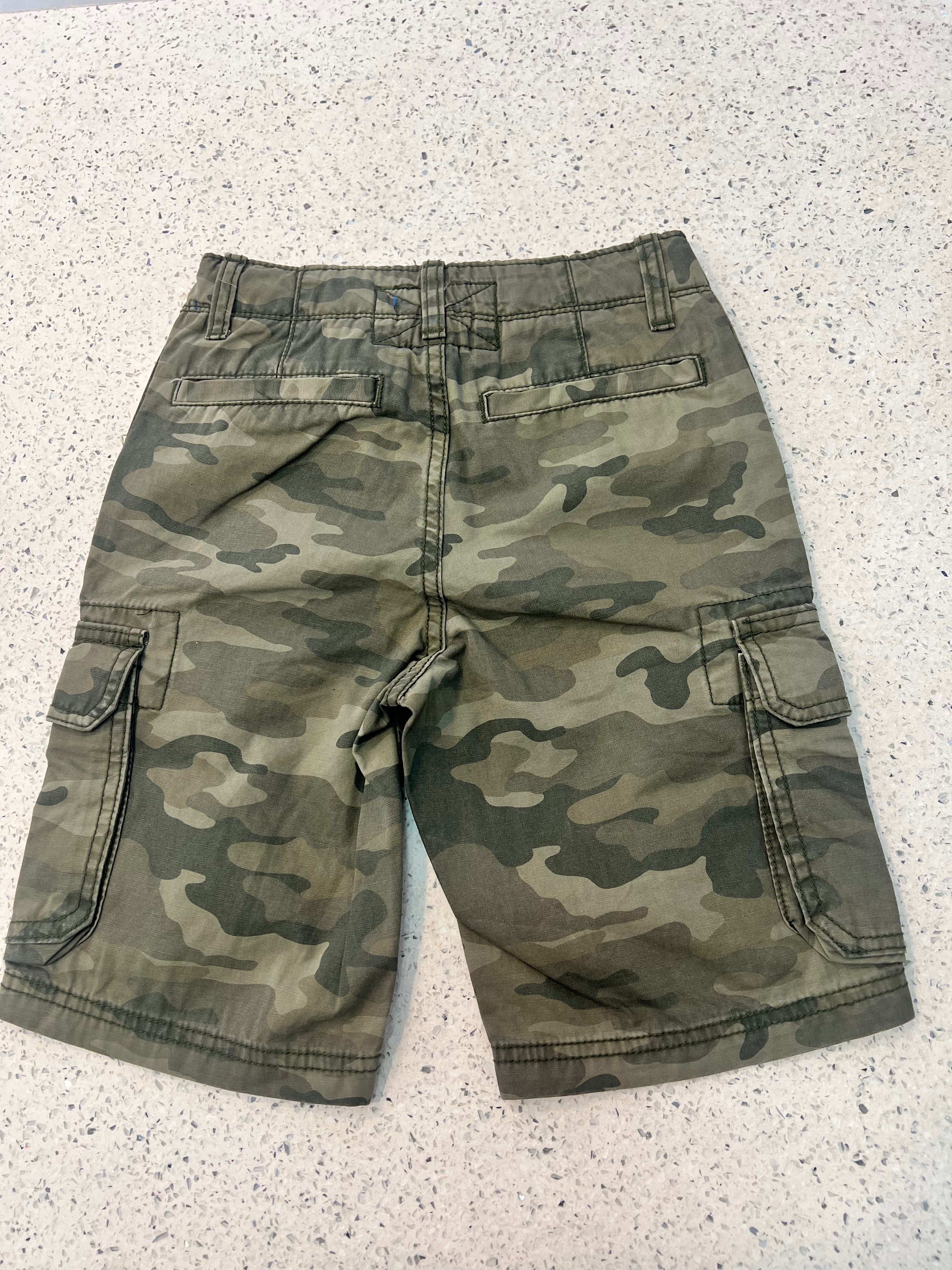 Premium Boys Casual Shorts Army Green-C435