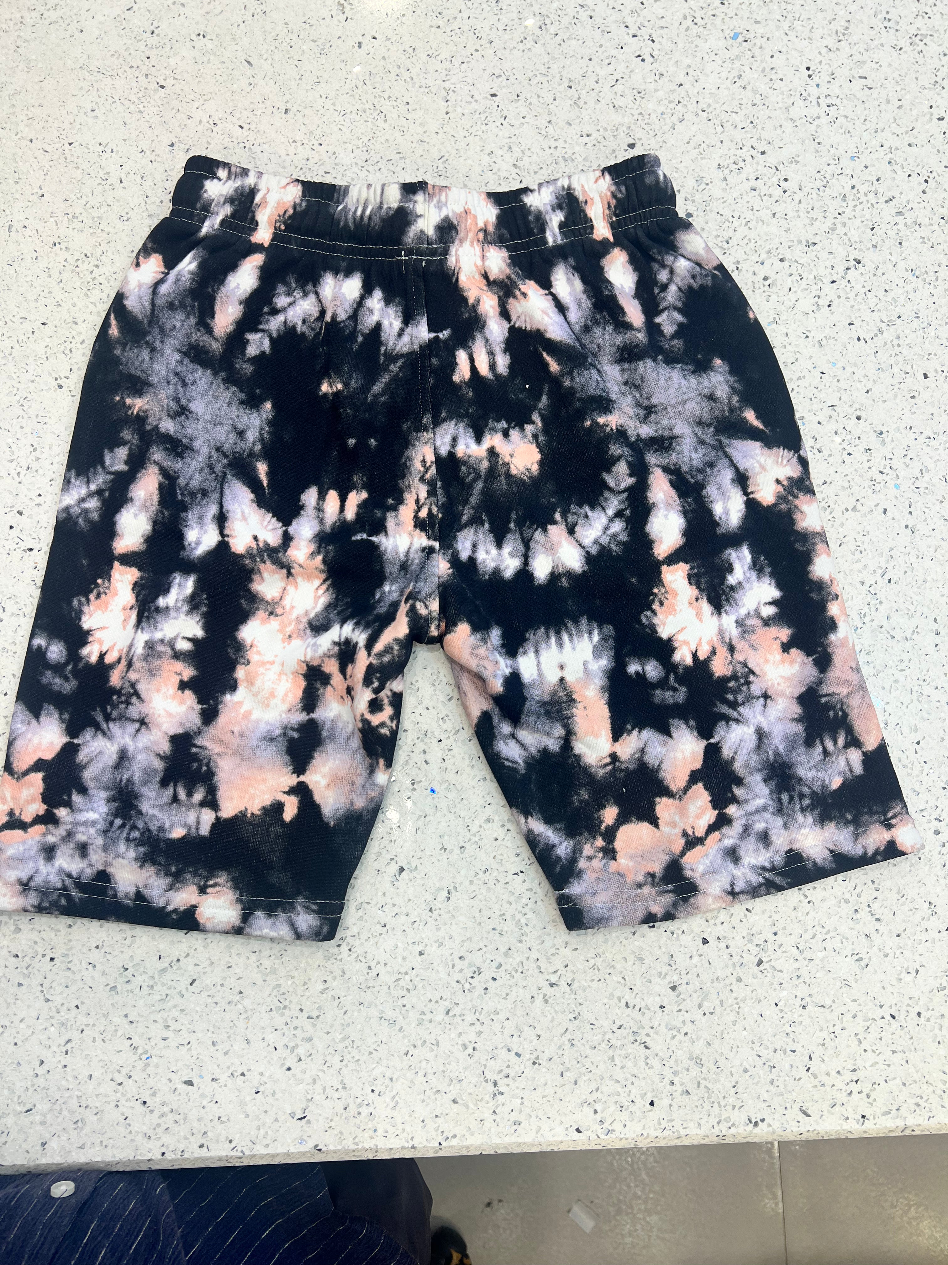 Premium Boys Casual Shorts Black Peach-C438