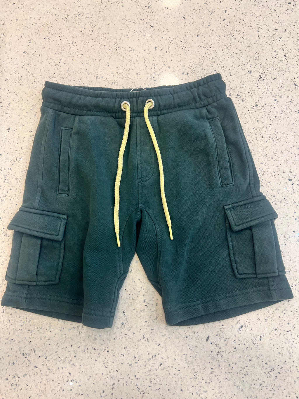 Premium Boys Casual Shorts Dark Teal Green-C440
