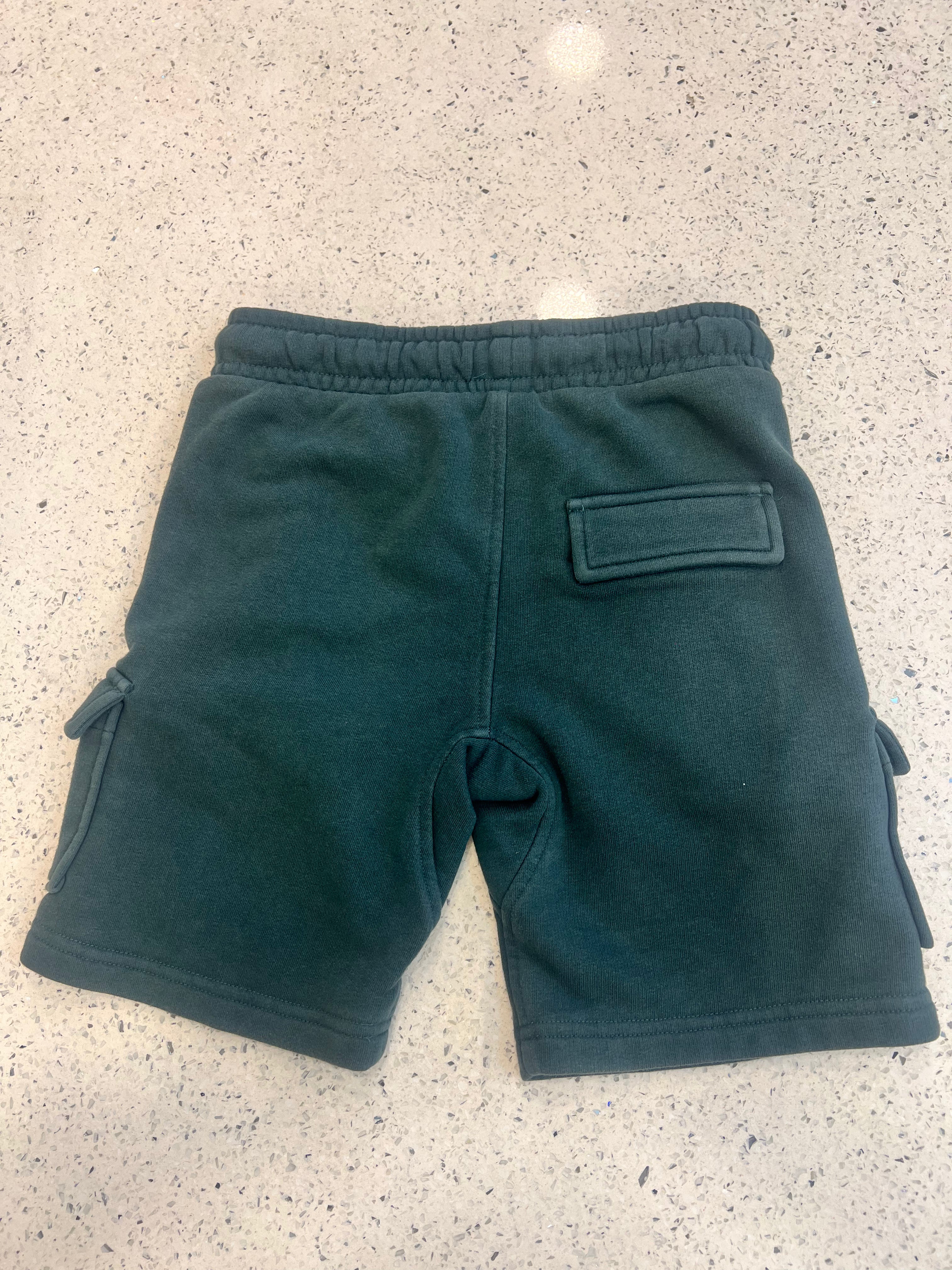 Premium Boys Casual Shorts Dark Teal Green-C440