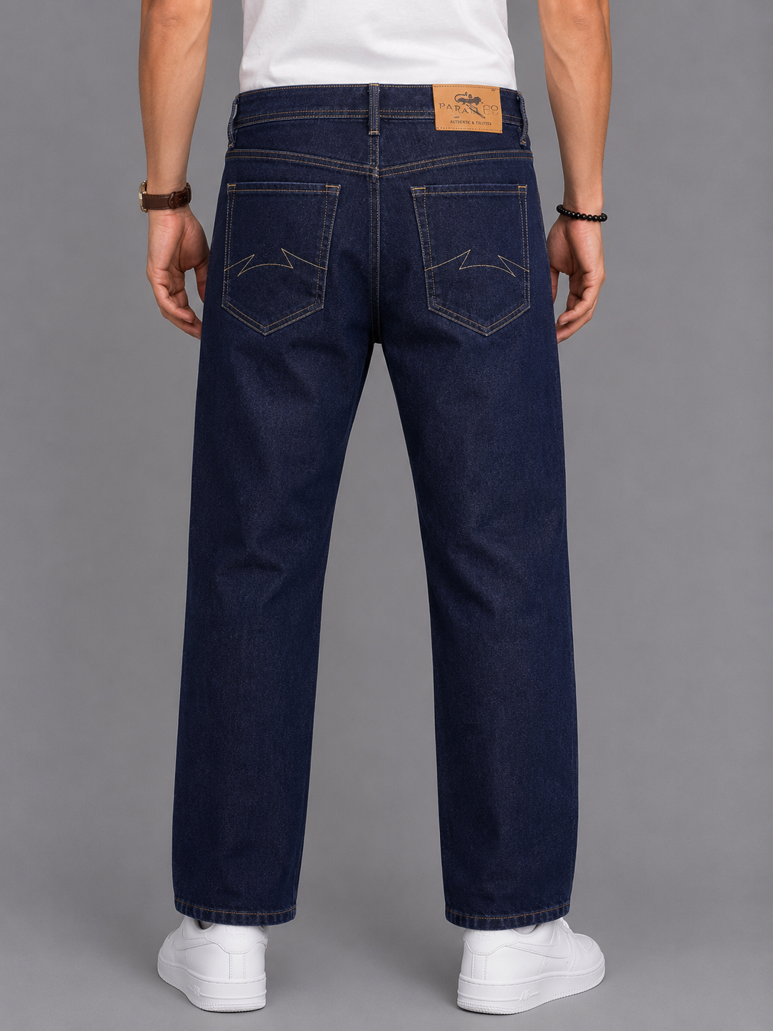 Men’s Regular Fit Denim Jeans deep blue P04
