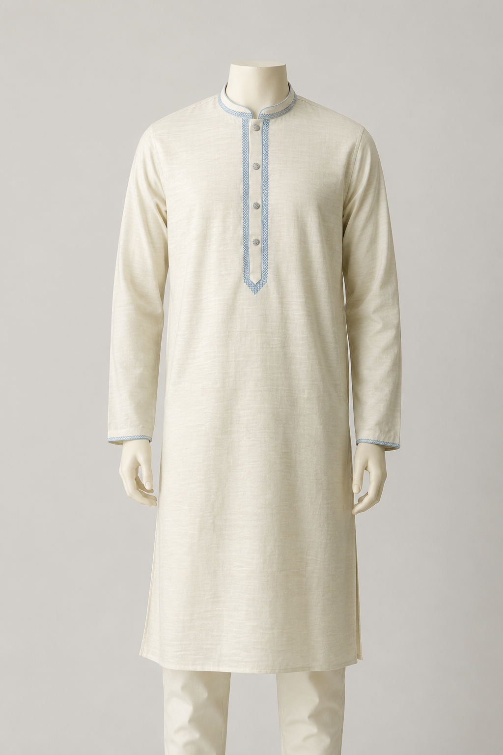 GATSBY Mens Panjabi KE2609 Biskit