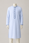 GATSBY Mens Panjabi KE2609 Sky