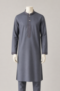 GATSBY Mens Panjabi KE2602 Deep Ash