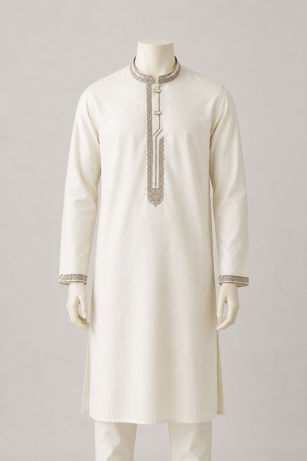 GATSBY Mens Panjabi KE2602 Cream