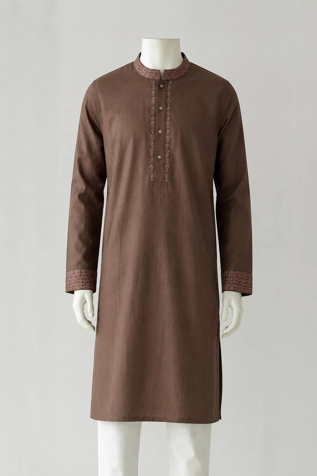 GATSBY Mens Panjabi KE26 Coffie
