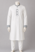GATSBY Mens Panjabi KE26 White