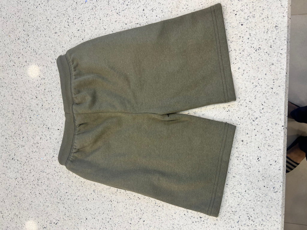 Premium Boys Casual Shorts Olive Sage-C463