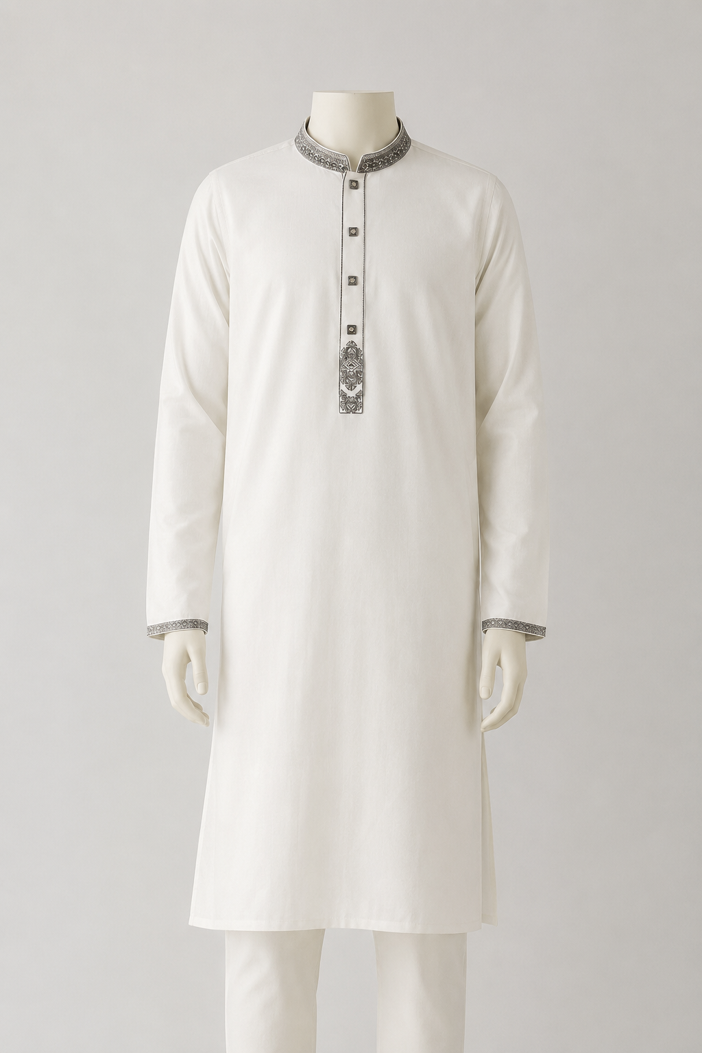 GATSBY Mens Panjabi KE2603 Light Lemon