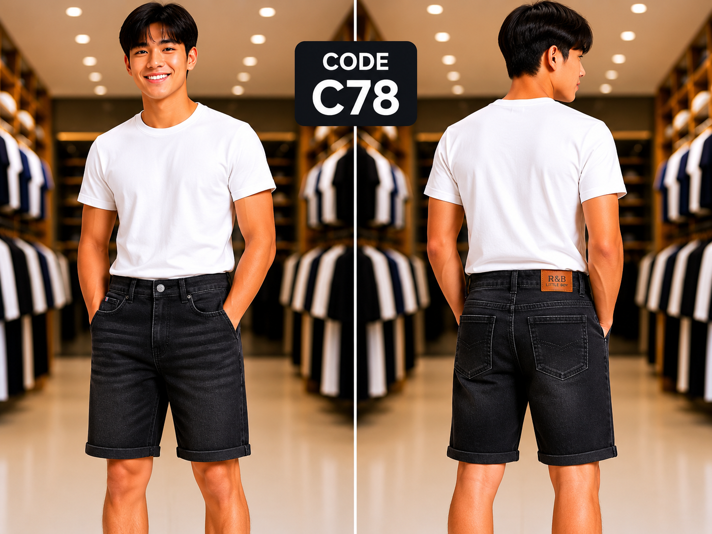 Premium Boys Casual Shorts-C78