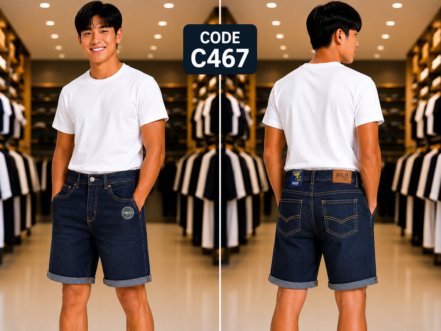 Premium Boys Casual Shorts-C467