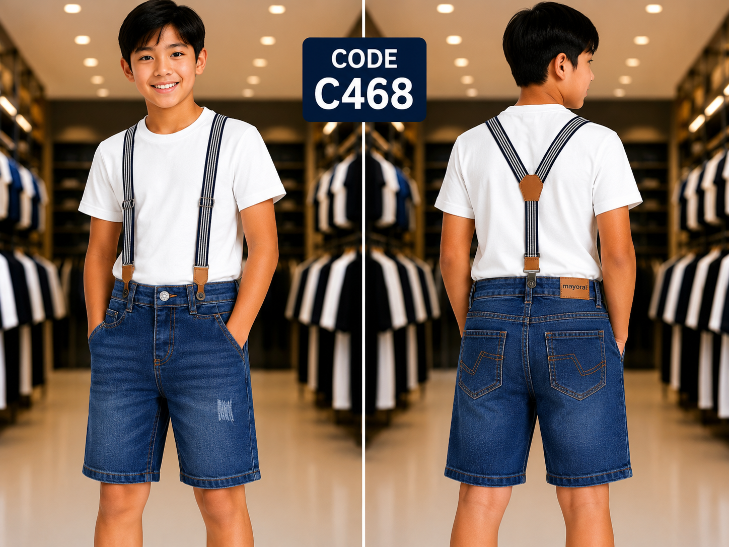 Premium Boys Casual Shorts-C468