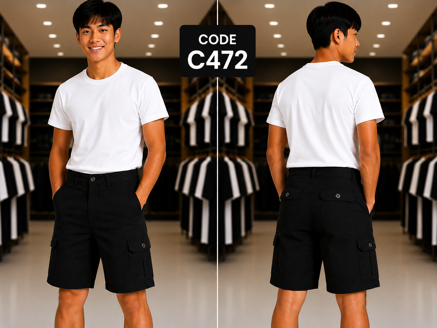 Premium Boys Casual Shorts-C472