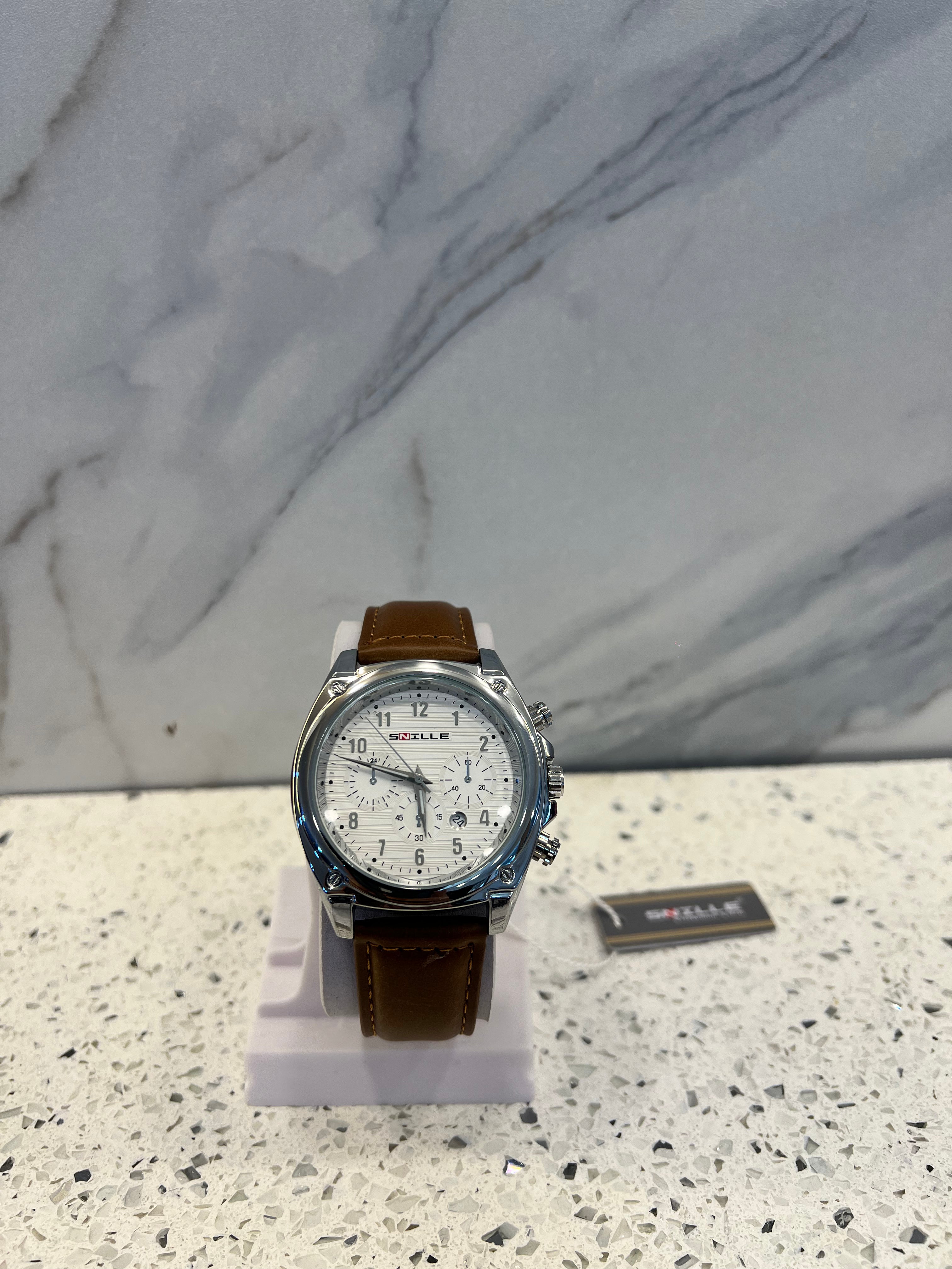 Tokyo Chronograph Leather Watch-W19