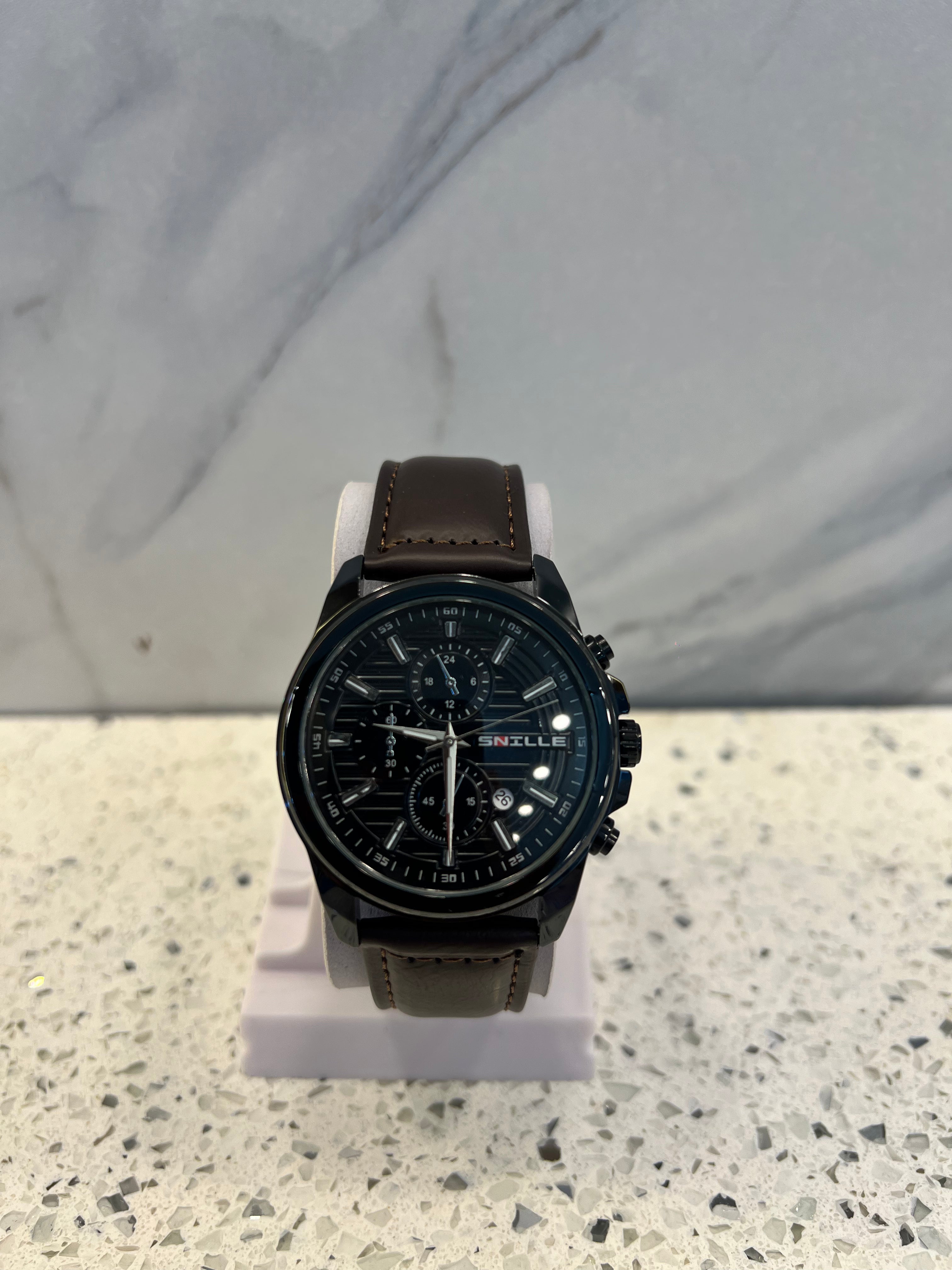 Tokyo Chronograph Leather Watch-W21