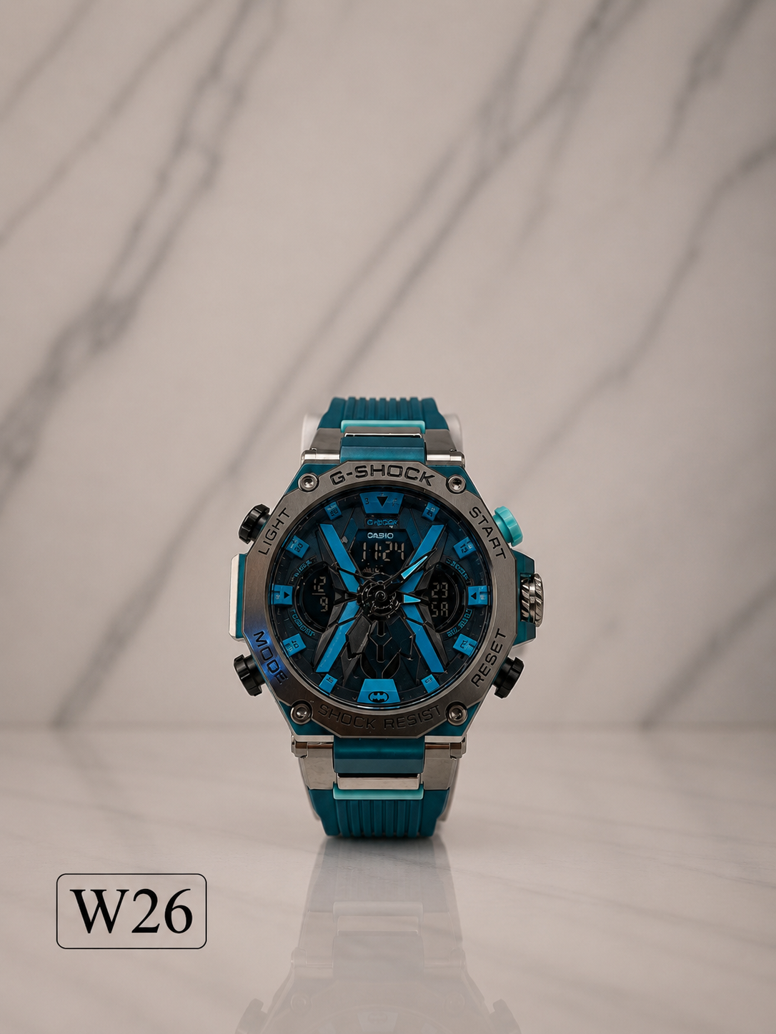 G-Shock Turquoise Fusion Digital Sports Watch-W26