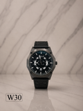TUBULAR Chronograph Leather Strap Watch-W30