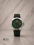 TUBULAR Chronograph Leather Strap Watch-W31