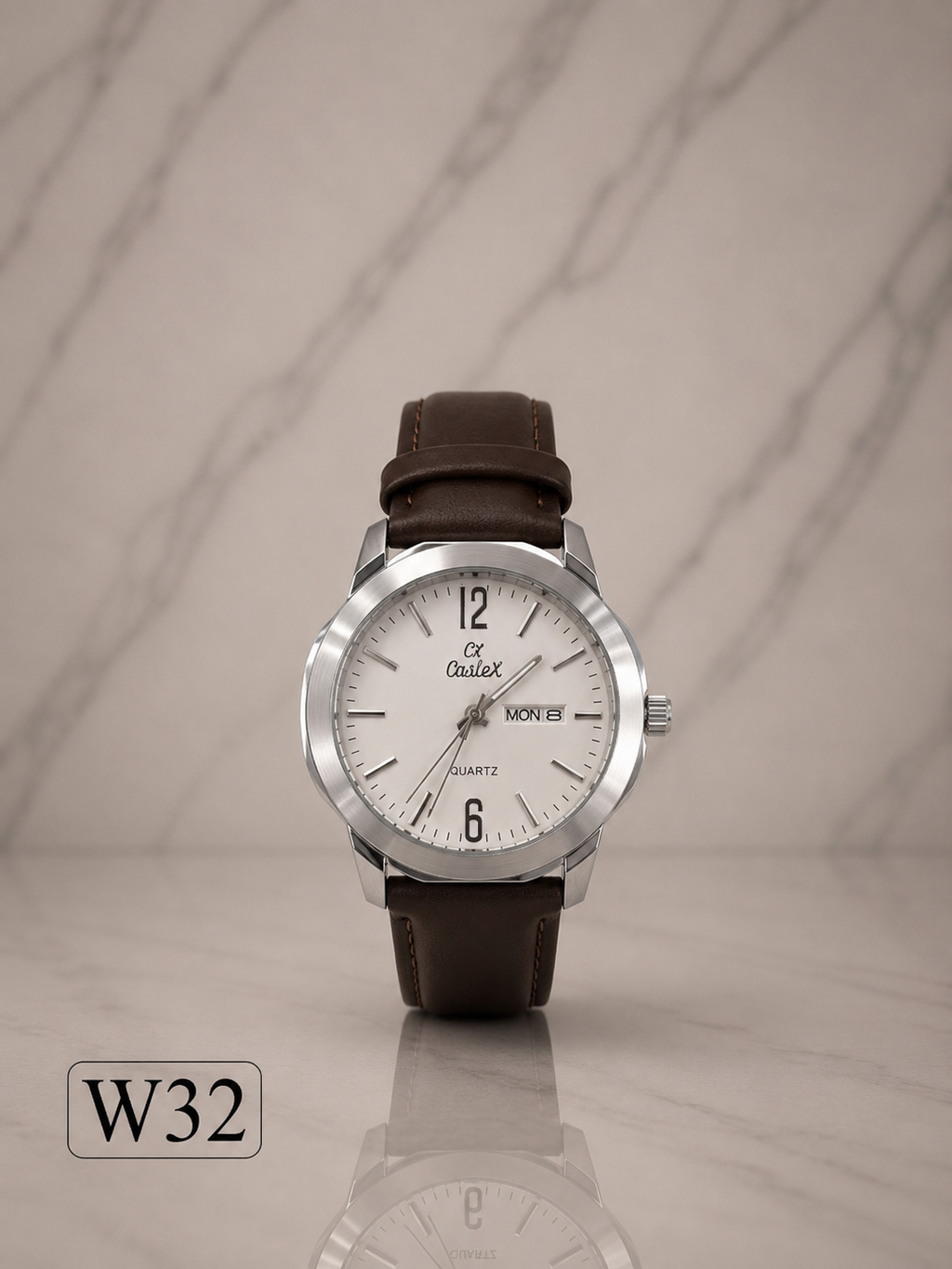 CasleX Classic Leather Watch-W32