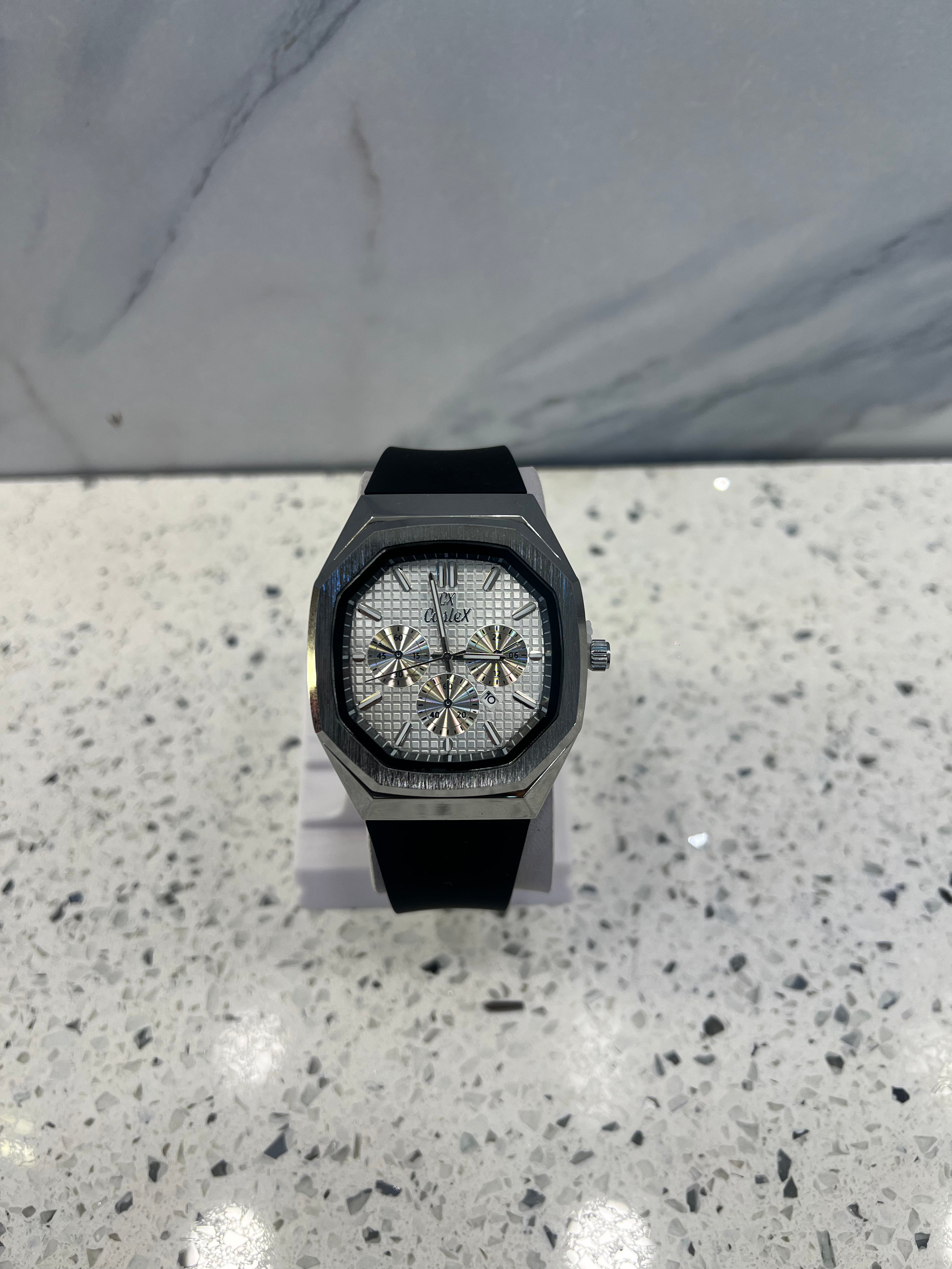 Caslex Octagon Chronograph Watch-W34