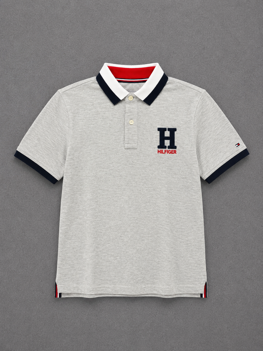 GATSBY Boys Polo T-shirt T.H 1708 Ash