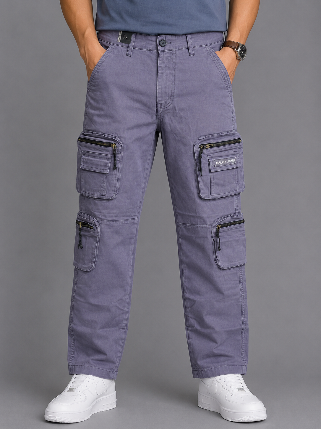GATSBY 10 POCET CARGO TWILL PANT _ASH MAN Ash