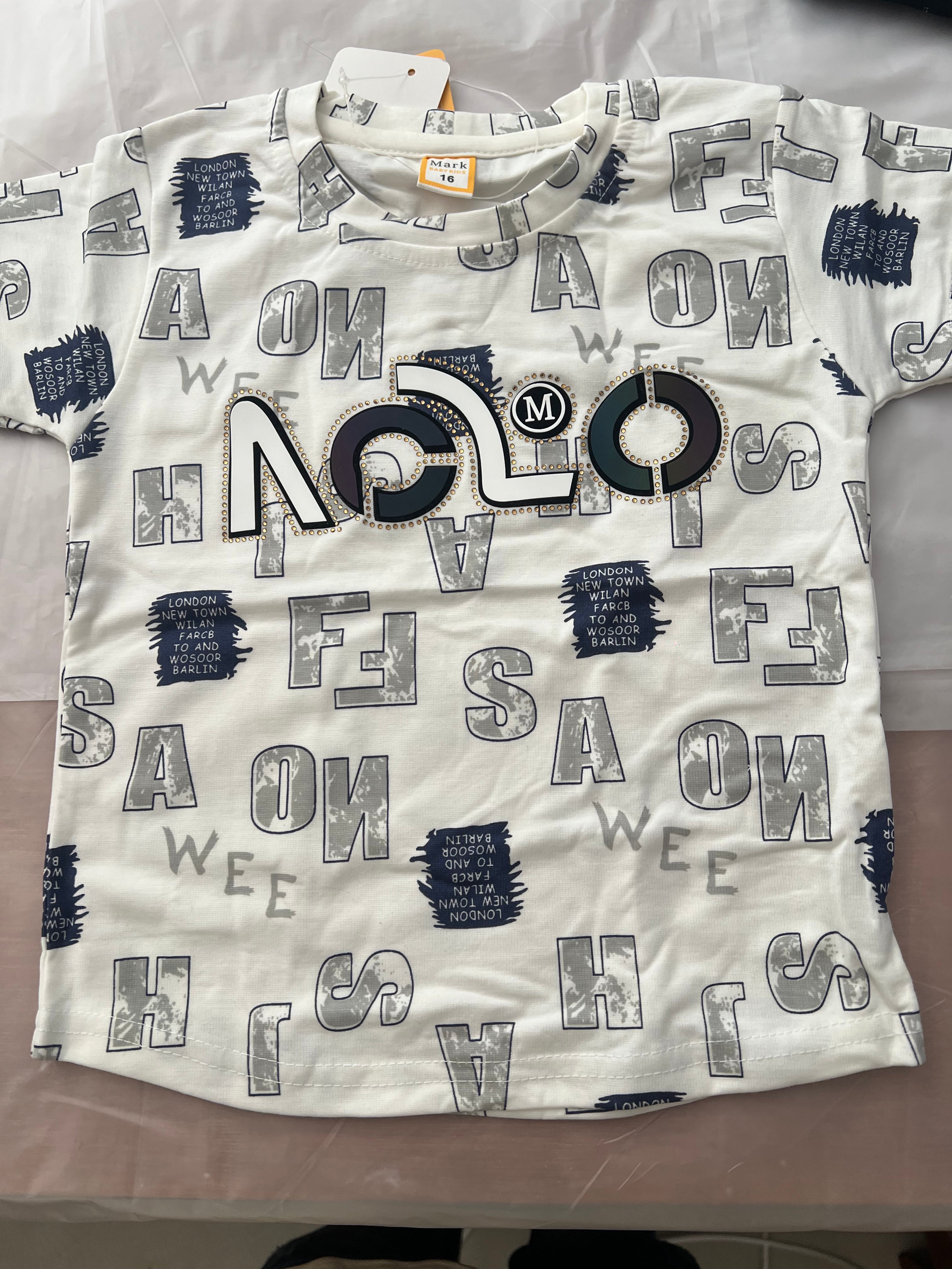 Boys Printed T-Shirt & Jogger Pant Set 104/105/106ok🆗