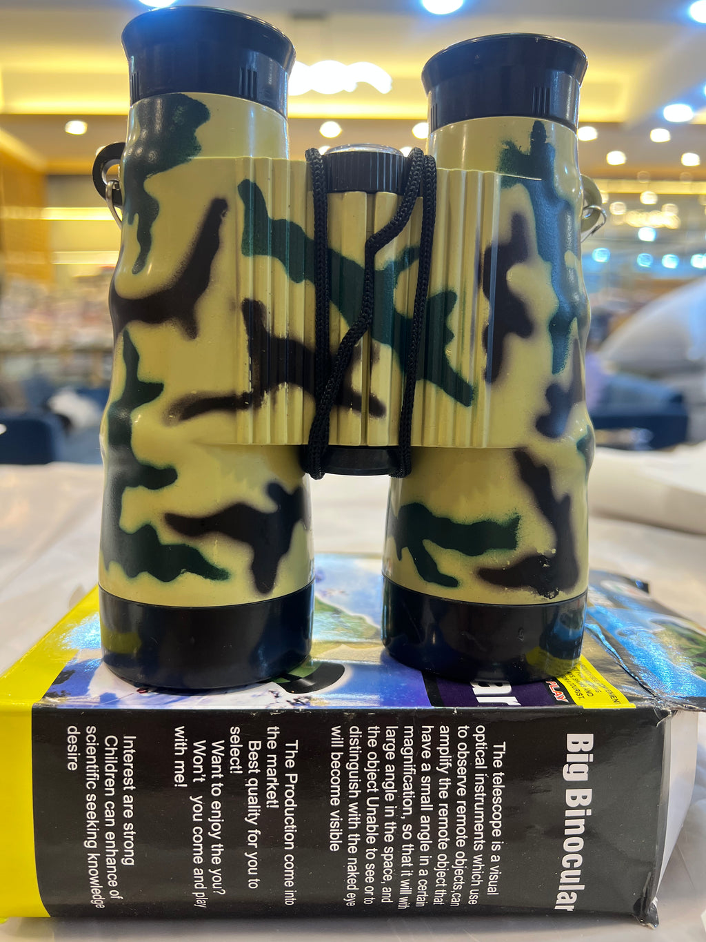 Kids Camouflage Binocular with Compass Toy