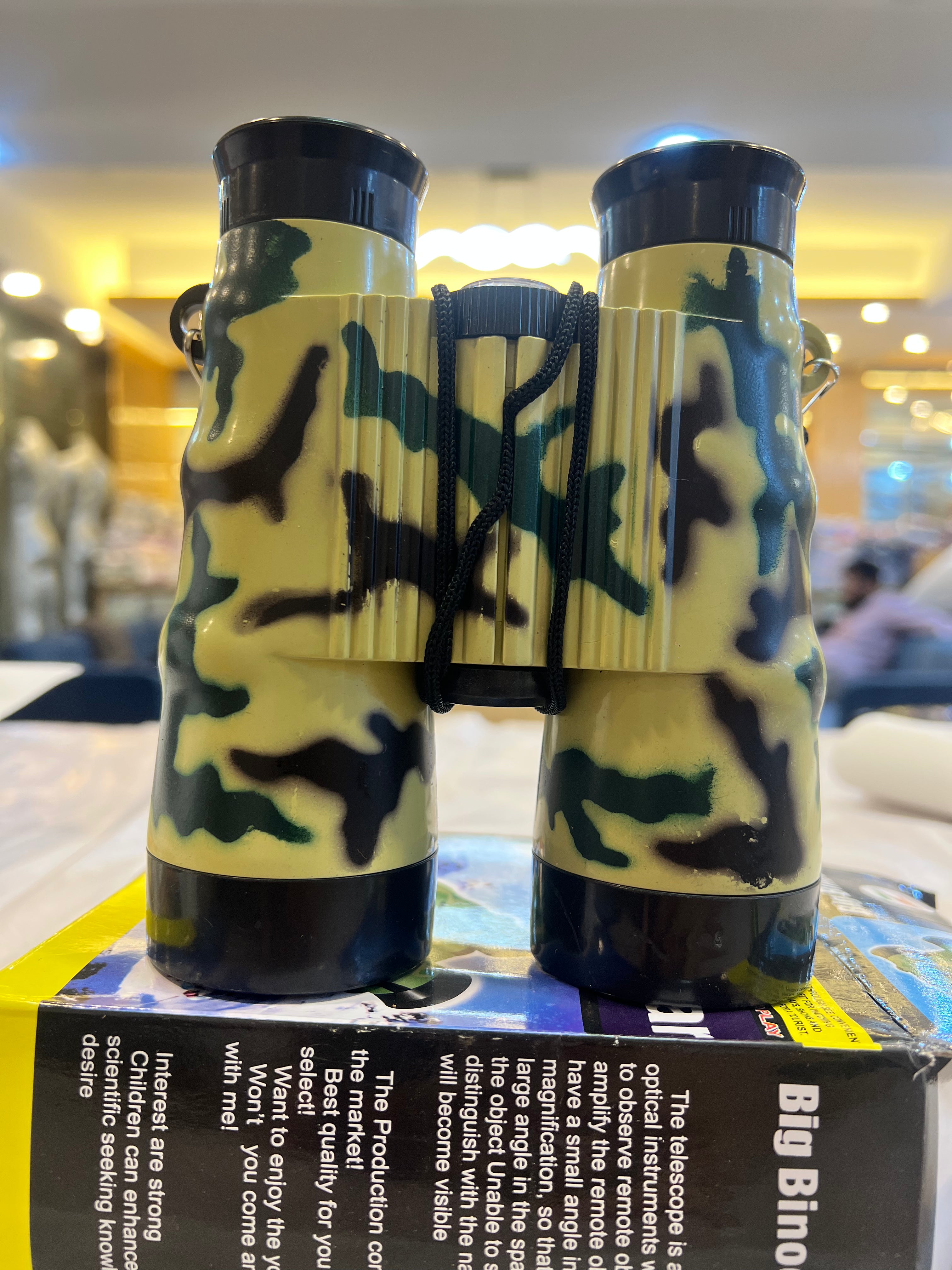 Kids Camouflage Binocular with Compass Toy