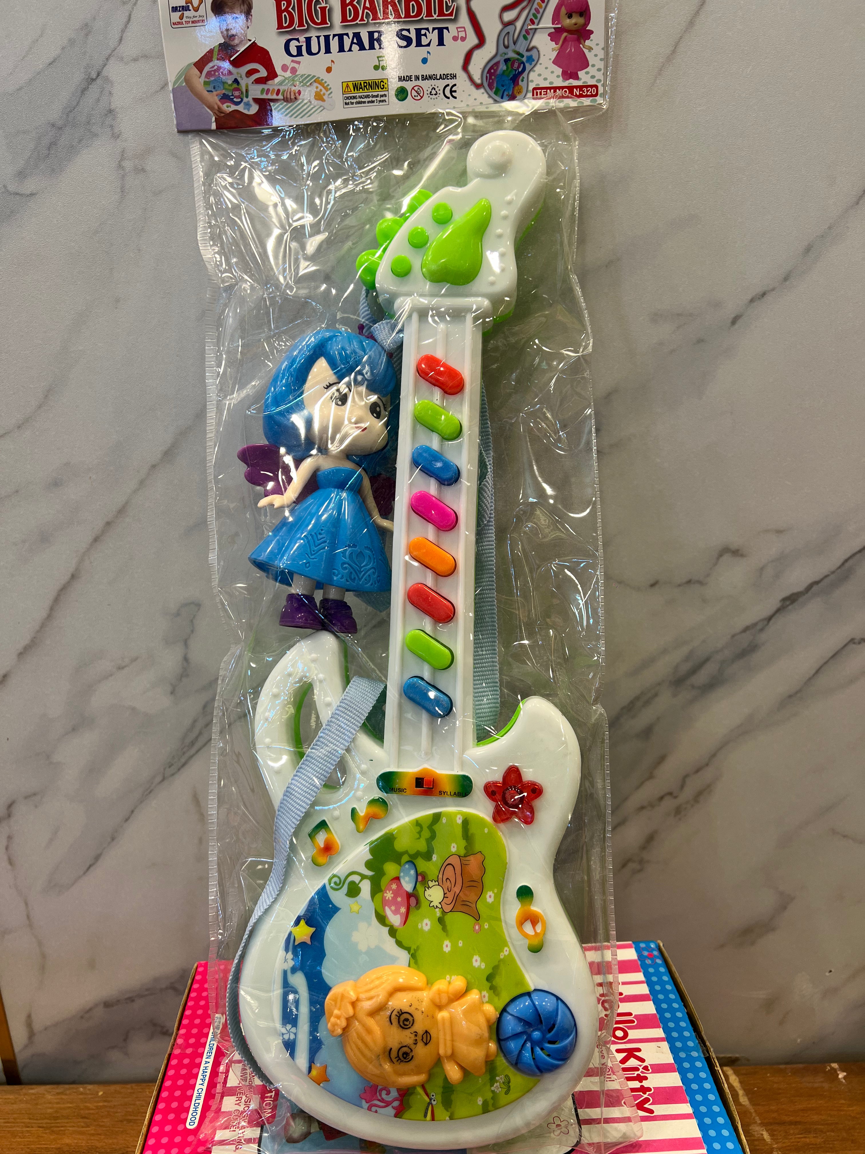 Big Barbie Musical Guitar Toy Set for Kids
