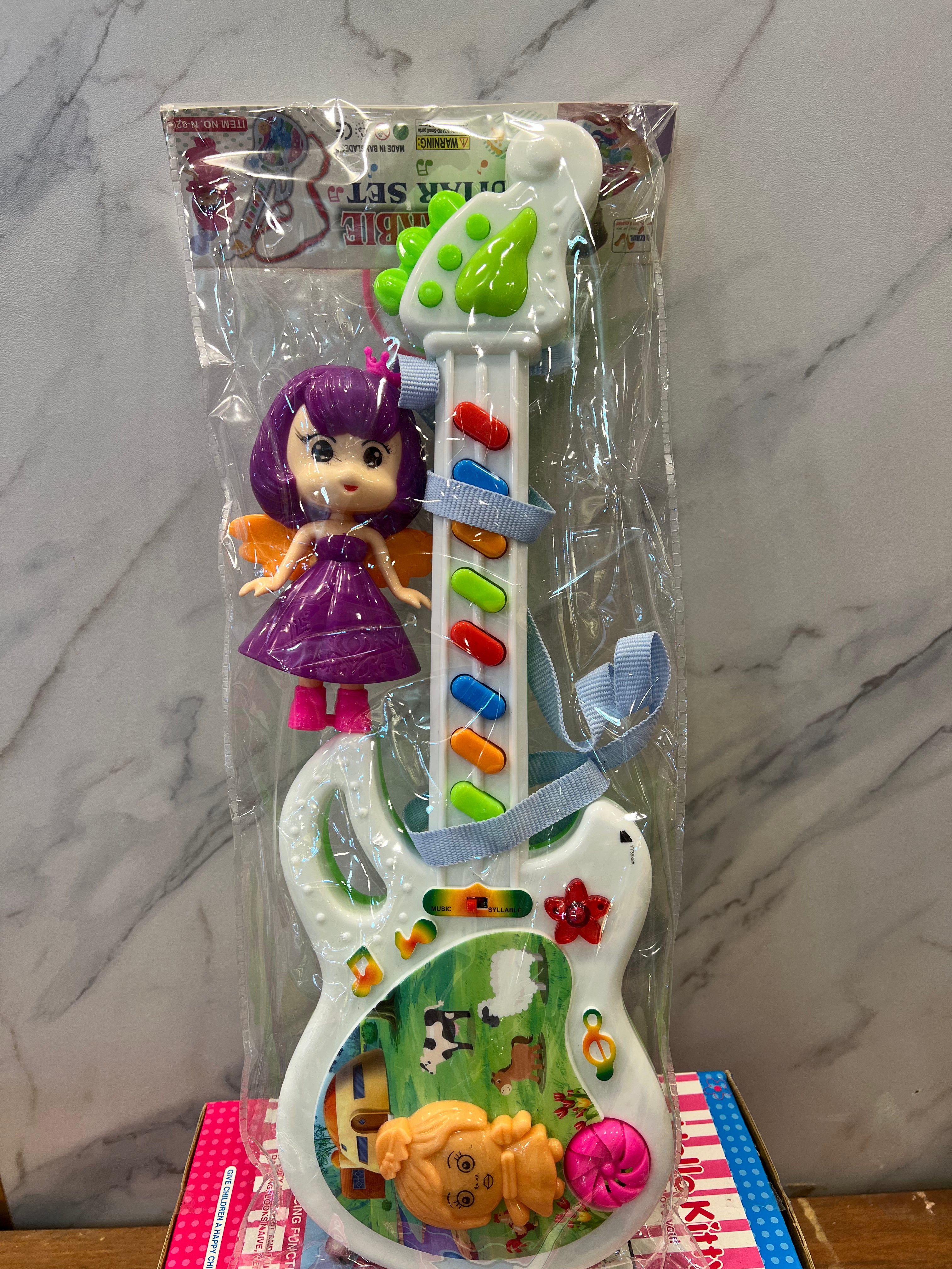 Big Barbie Musical Guitar Toy Set for Kids