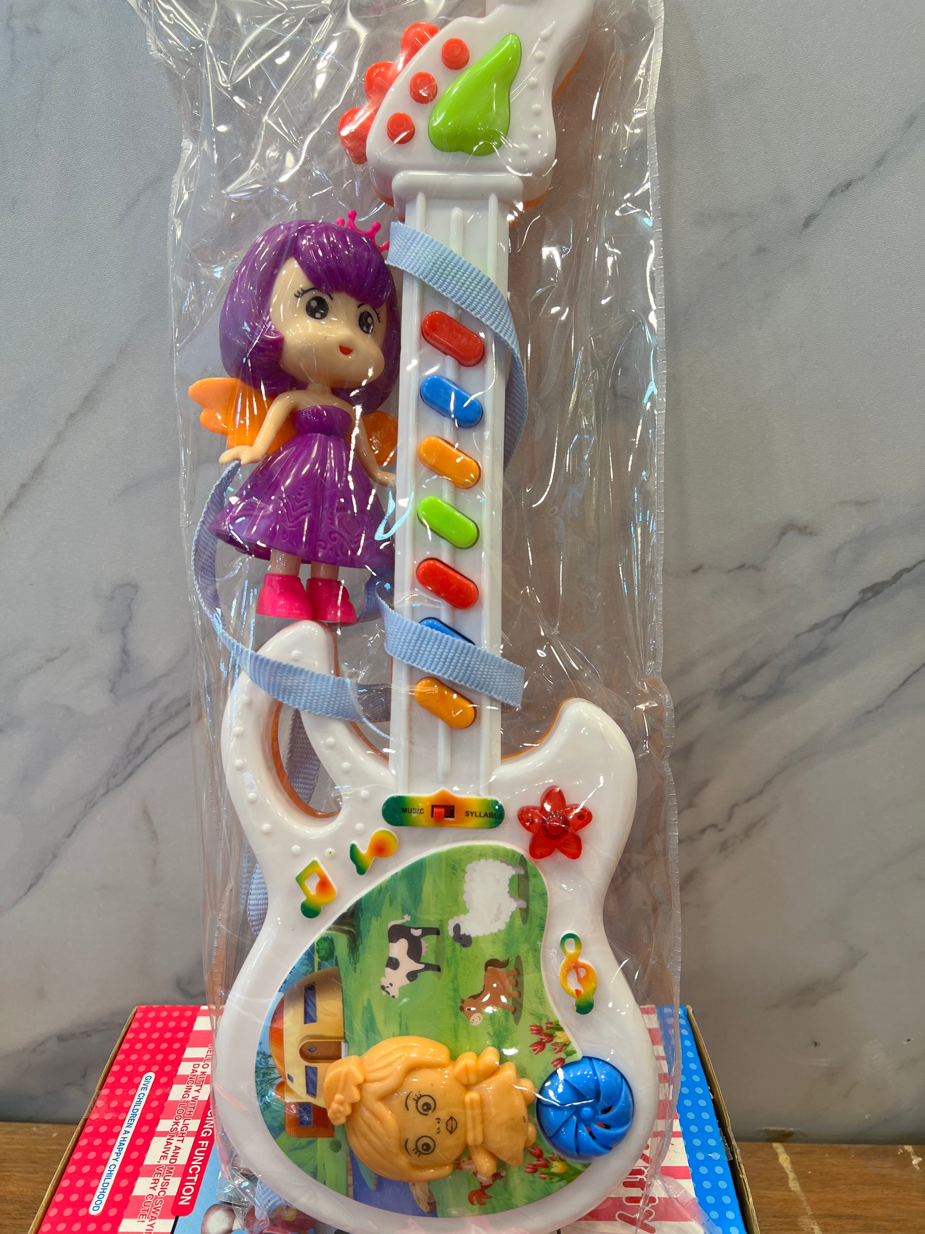 Big Barbie Musical Guitar Toy Set for Kids