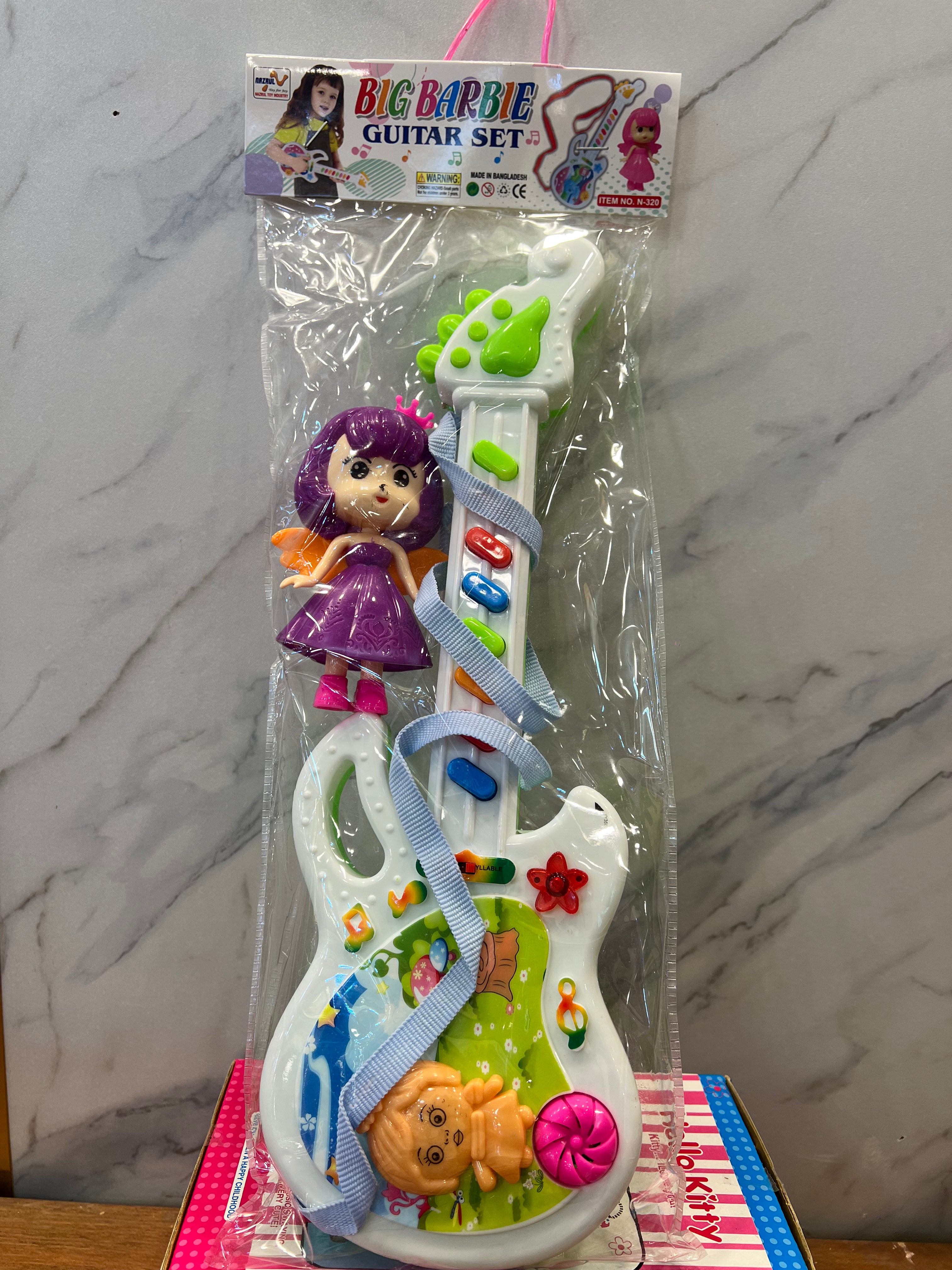 Big Barbie Musical Guitar Toy Set for Kids