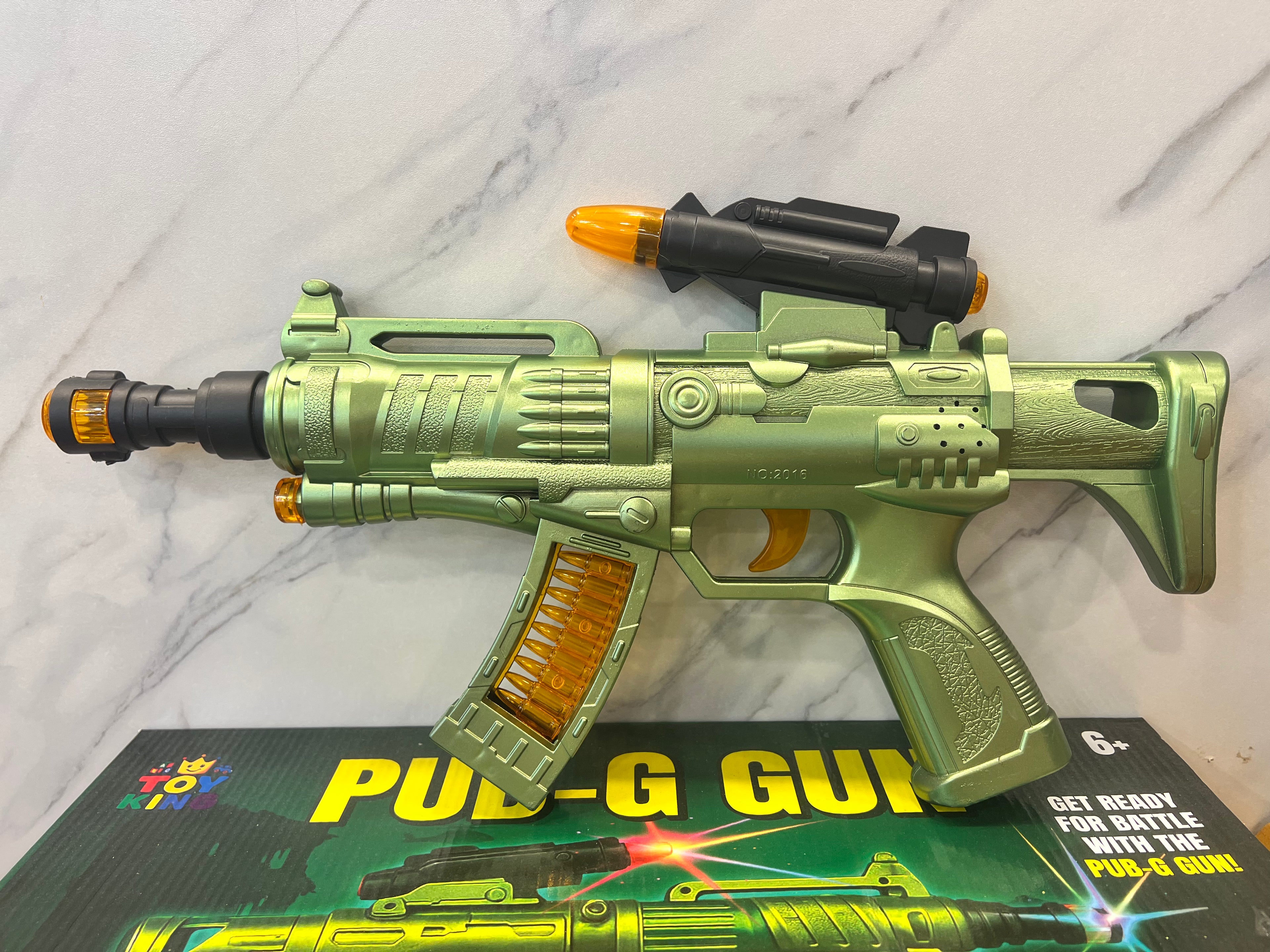 PUBG Style Light & Sound Toy Gun for Kids