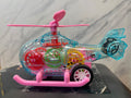 Transparent Gear Helicopter Toy with Light & Moving Parts